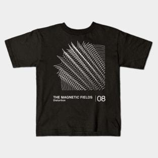 The Magnetic Fields / Minimalist Graphic Fan Artwork Design Kids T-Shirt